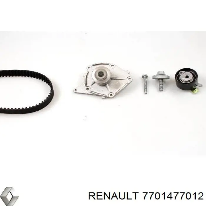 Комплект ГРМ Renault (RVI) 7701477012 ціна, від 57.78 USD