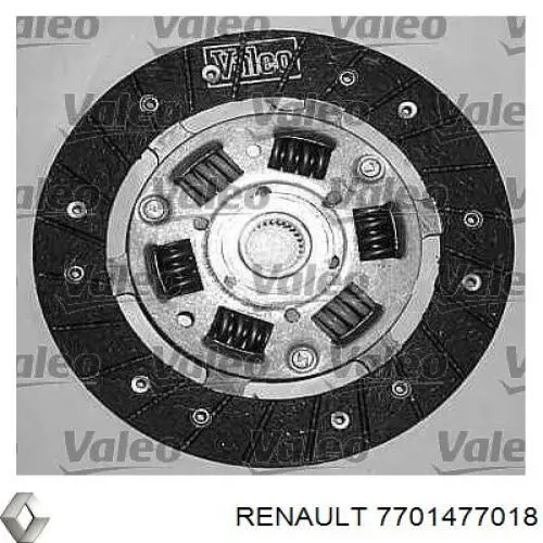 Комплект зчеплення (3 частини) Renault (RVI) 7701477018 ціна, від 55.99 USD