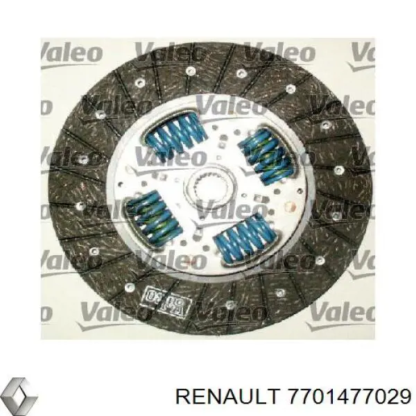 Комплект зчеплення (3 частини) Renault (RVI) 7701477029 ціна, від 104.60 USD