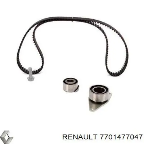 Комплект ГРМ Renault (RVI) 7701477047 ціна, від 107.24 USD