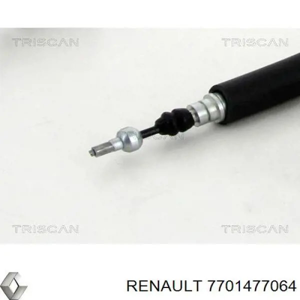 7701477064 Renault (RVI) Трос ручного гальма задній, правий/лівий