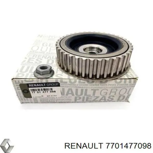 Зірка-шестерня розподільного валу двигуна,випускного Renault (RVI) 7701477098 ціна, від 148.26 USD
