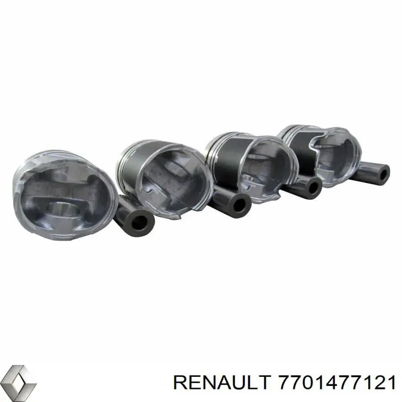 Поршня, 2-й ремонт (+0,50) Renault (RVI) 7701477121 ціна, від 95.36 USD