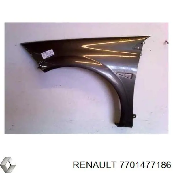 Ліве переднє крило Renault (RVI) 7701477186 ціна, від 24.96 USD