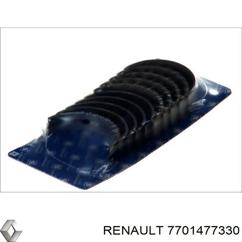 Вкладиші коленвала, корінні, комплект, стандарт (STD) Renault (RVI) 7701477330 ціна, від 29.94 USD