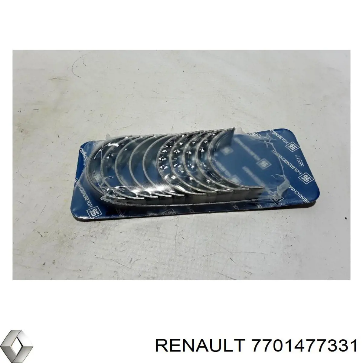 7701477331 Renault (RVI) вкладиші колінвала, корінні, комплект, стандарт (std)