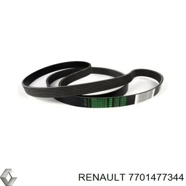 Ремінь приводний, агрегатів, комплект Renault (RVI) 7701477344