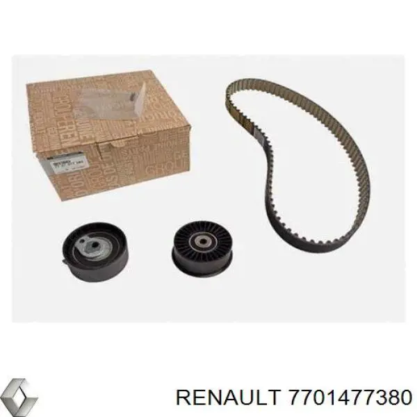 Комплект ГРМ Renault (RVI) 7701477380 ціна, від 106.70 USD