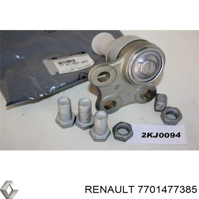 Кульова опора, нижня Renault (RVI) 7701477385 ціна, від 29.47 USD