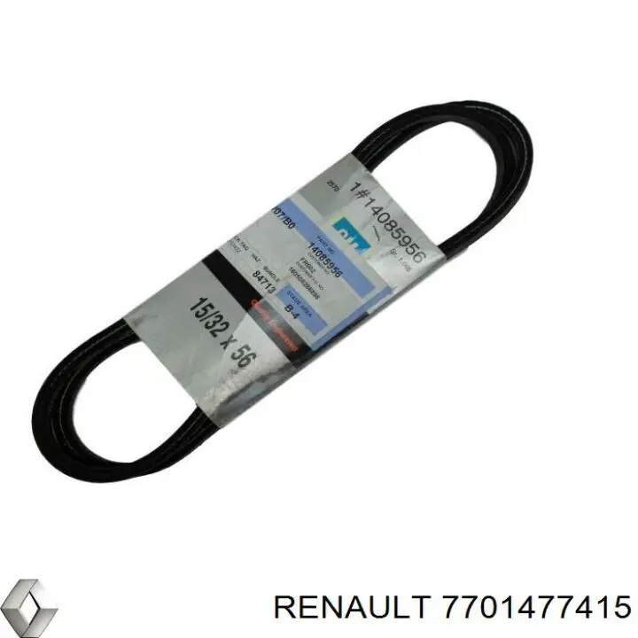 Ремінь приводний, агрегатів, комплект Renault (RVI) 7701477415 ціна, від 108.34 USD