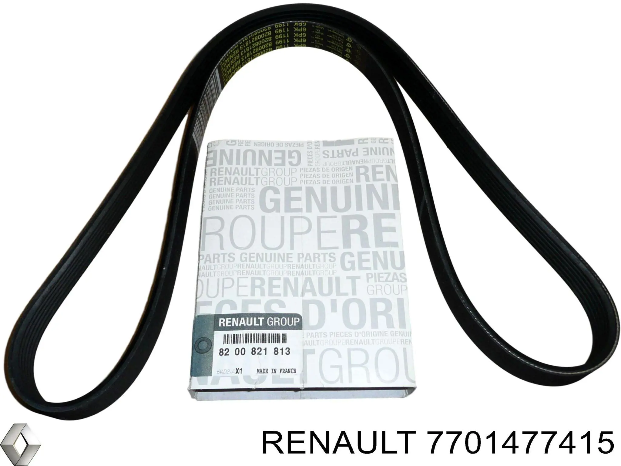 Купити 7701477415 Renault (RVI) Ремінь приводний, агрегатів, комплект