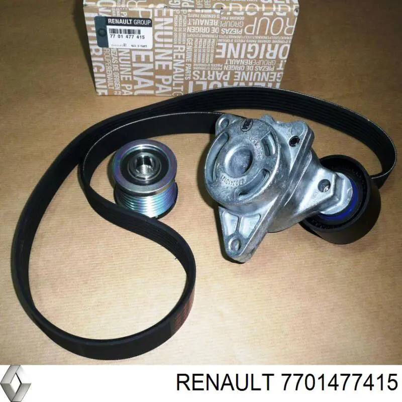 Ремінь приводний, агрегатів, комплект 7701477415 Renault (RVI)