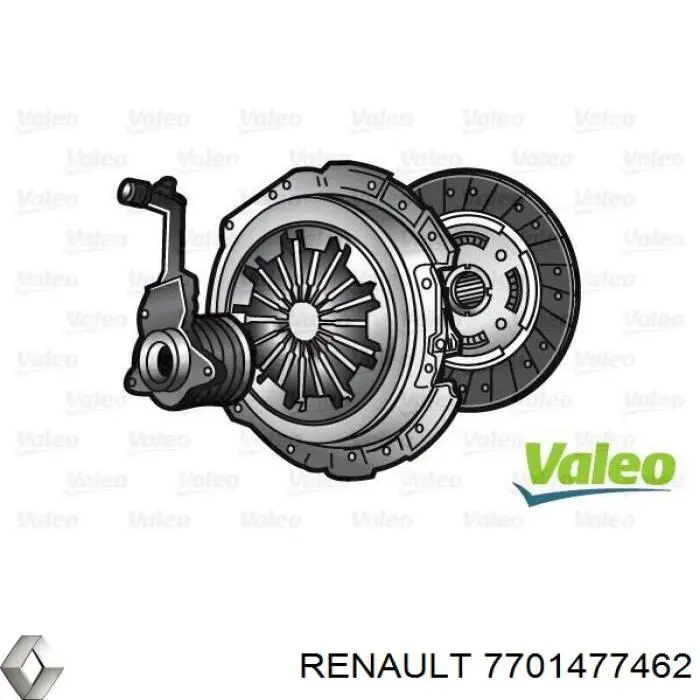 7701477462 Renault (RVI) комплект зчеплення (3 частини)