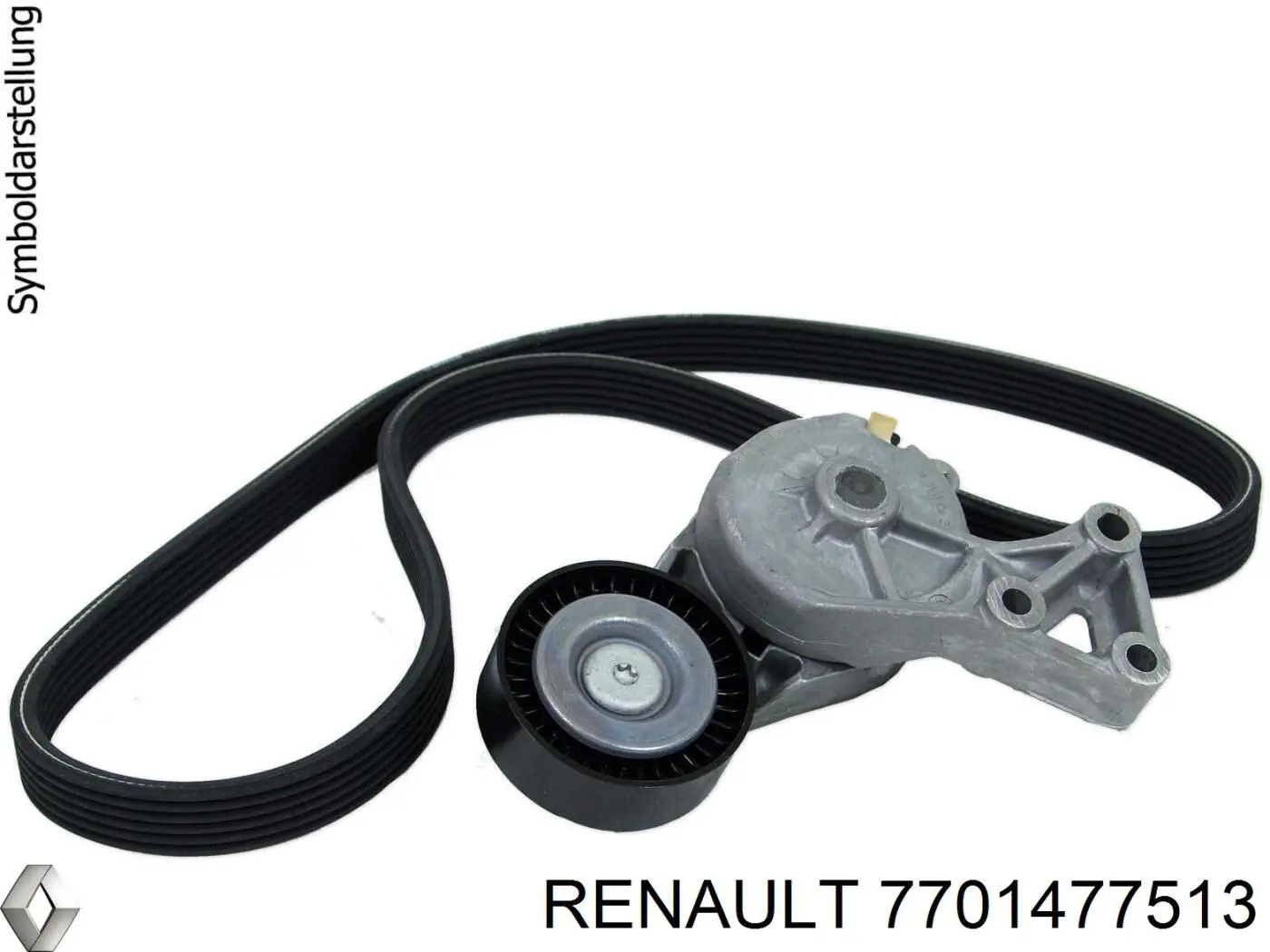 7701477513 Renault (RVI) ремінь приводний, агрегатів, комплект