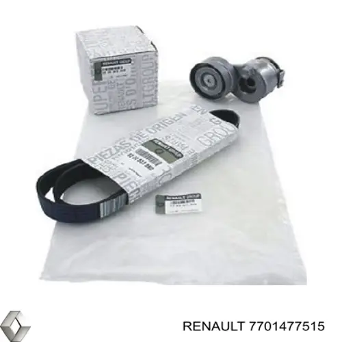 Купити 7701477515 Renault (RVI) Ремінь приводний, агрегатів, комплект