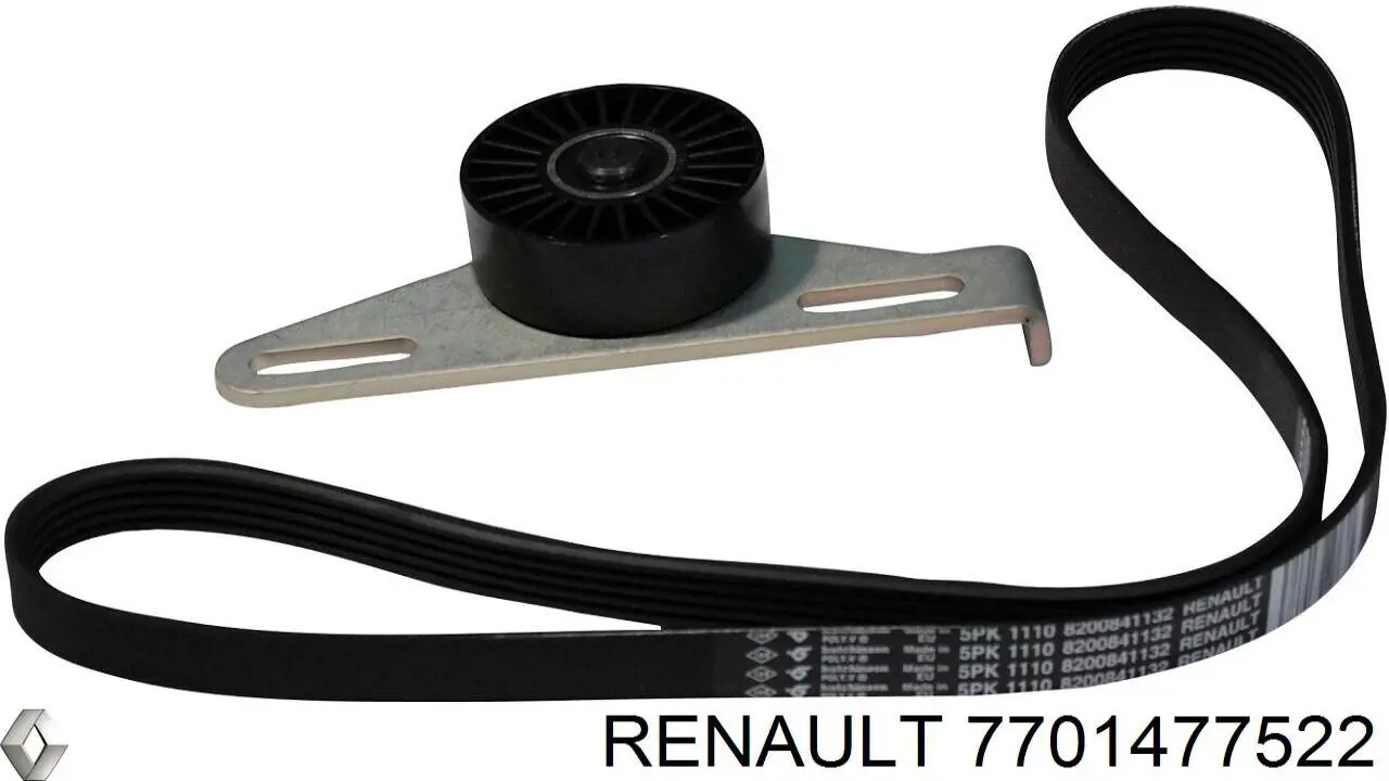 Ремінь приводний, агрегатів, комплект Renault (RVI) 7701477522 ціна, від 44.66 USD