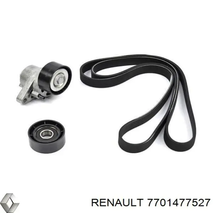 Ремінь приводний, агрегатів, комплект Renault (RVI) 7701477527