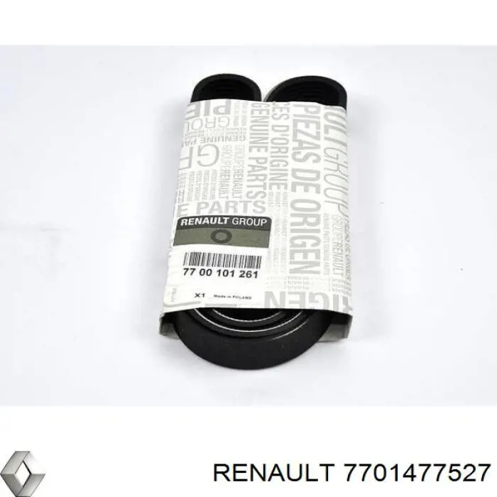 Ремінь приводний, агрегатів, комплект 7701477527 Renault (RVI)