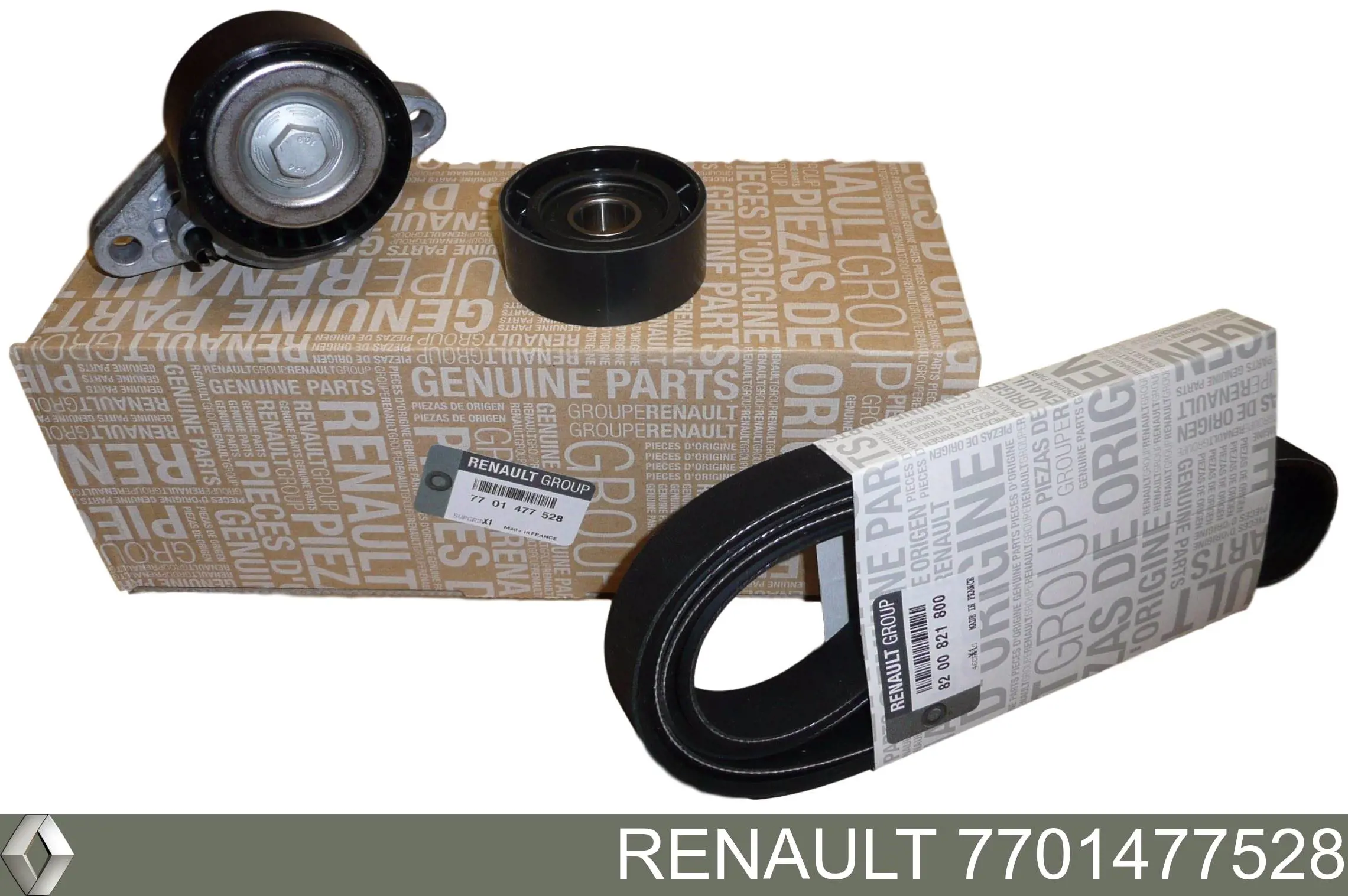 Купити 7701477528 Renault (RVI) Ремінь приводний, агрегатів, комплект