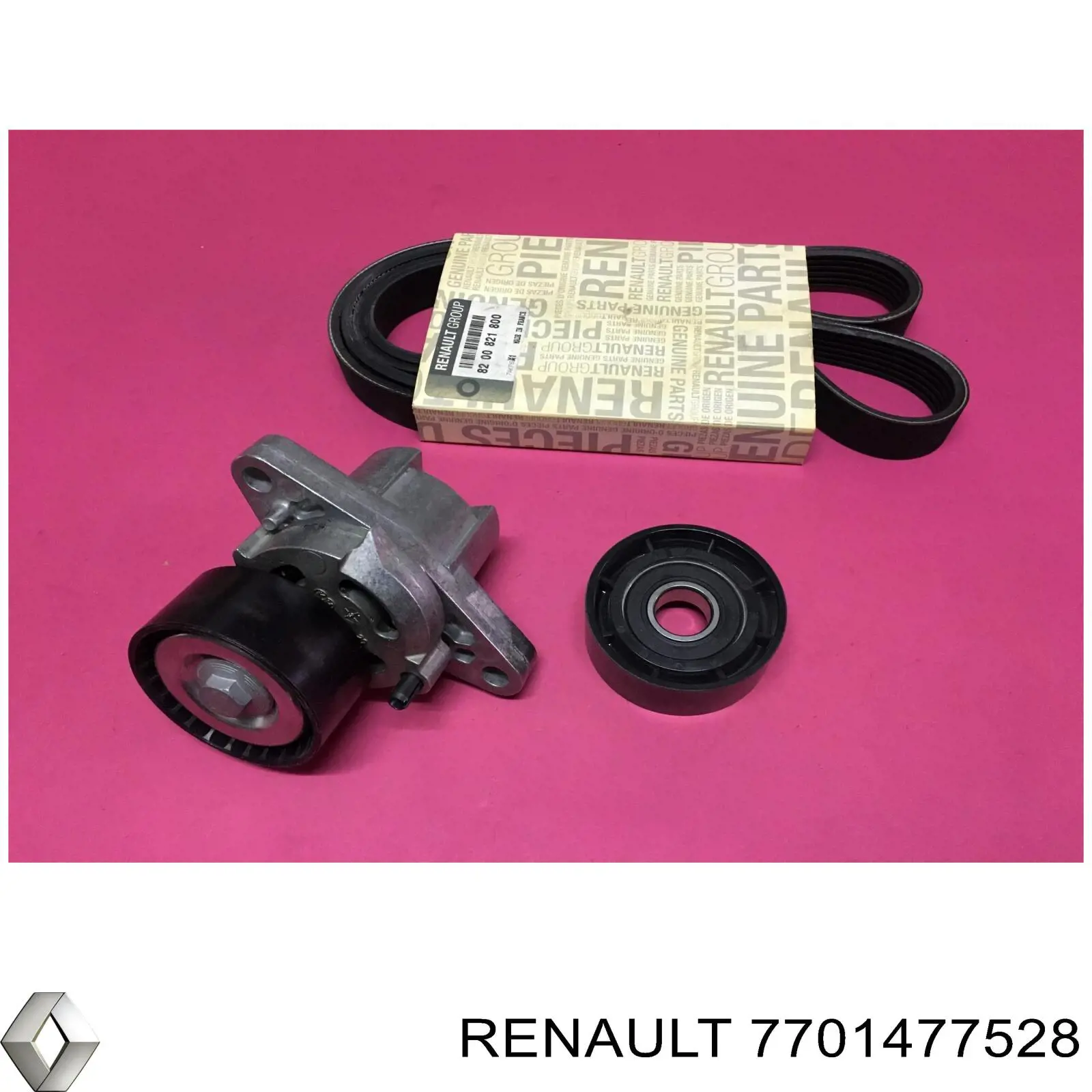 Ремінь приводний, агрегатів, комплект Renault (RVI) 7701477528 ціна, від 76.96 USD
