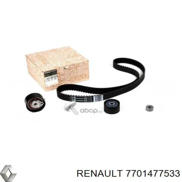 Купити 7701477533 Renault (RVI) Ремінь приводний, агрегатів, комплект