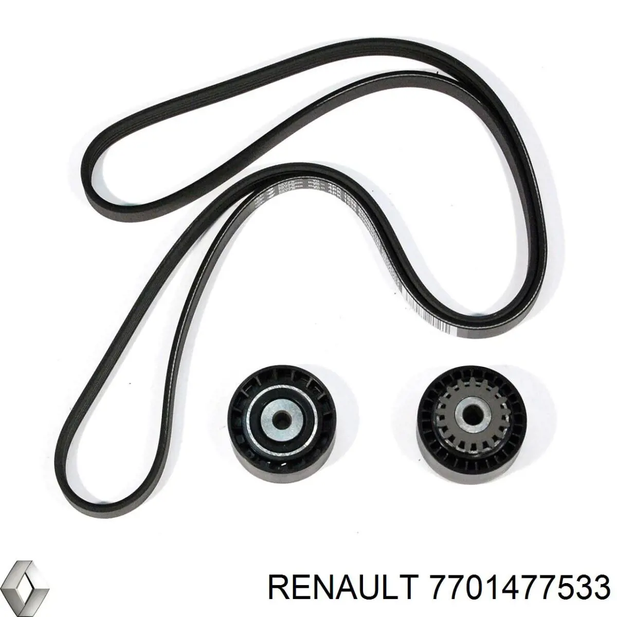 Ремінь приводний, агрегатів, комплект 7701477533 Renault (RVI)
