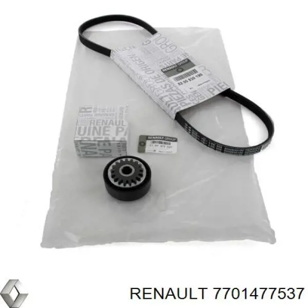 7701477537 Renault (RVI) ремінь приводний, агрегатів, комплект