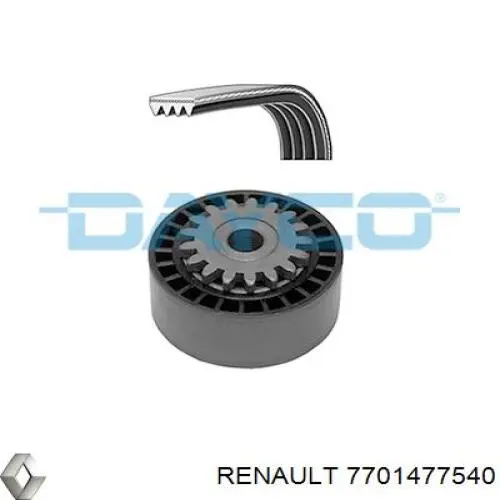 Купити 7701477540 Renault (RVI) Ремінь приводний, агрегатів, комплект