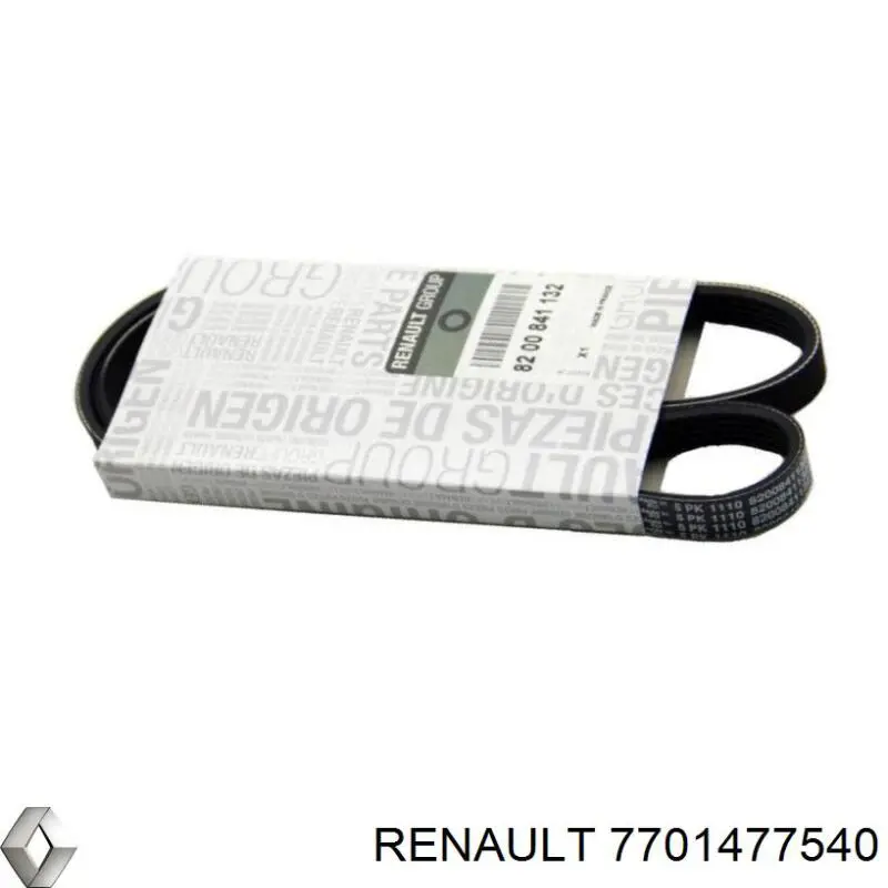 Ремінь приводний, агрегатів, комплект Renault (RVI) 7701477540