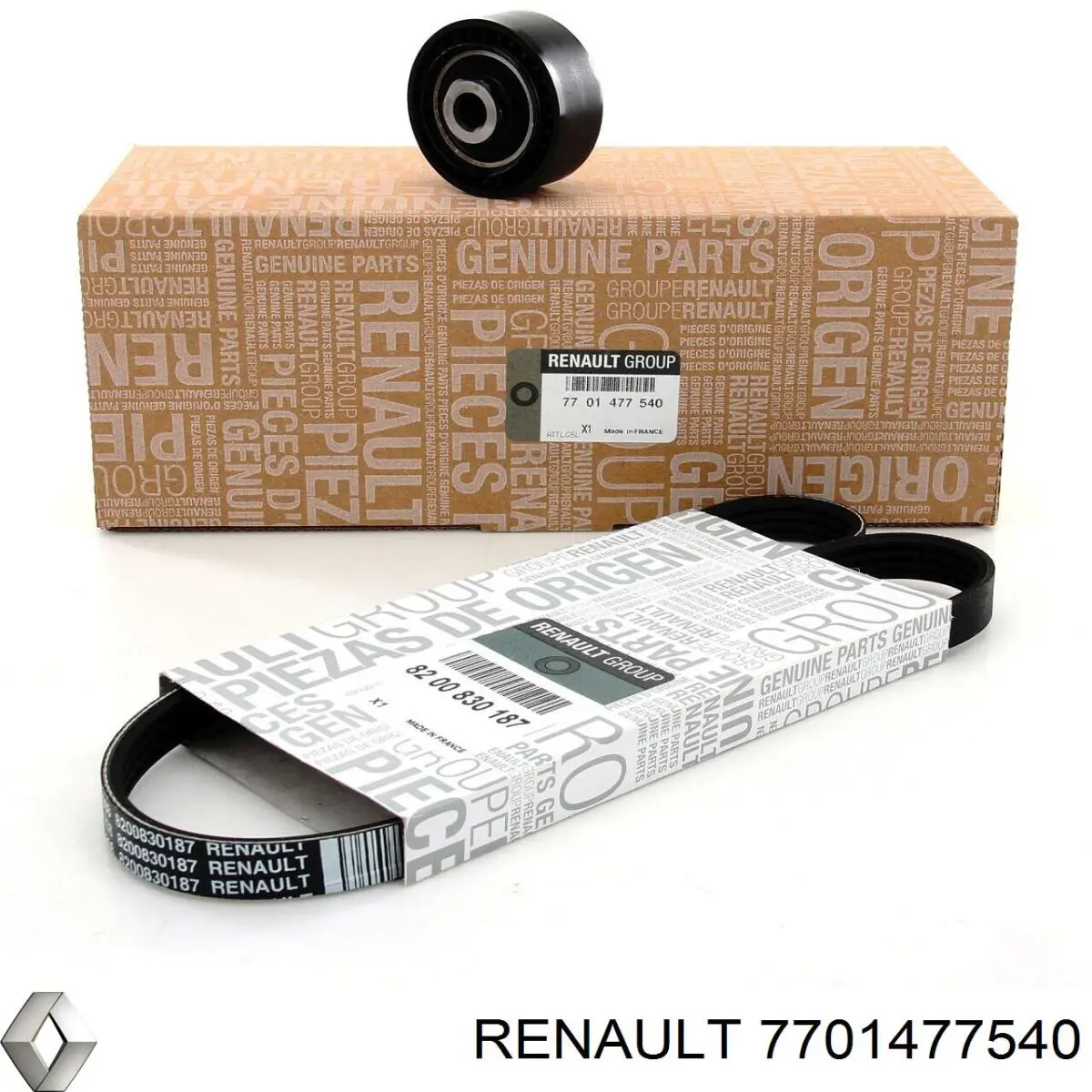 Ремінь приводний, агрегатів, комплект Renault (RVI) 7701477540 ціна, від 44.15 USD