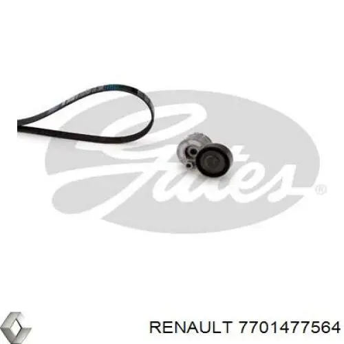 7701477564 Renault (RVI) ремінь приводний, агрегатів, комплект