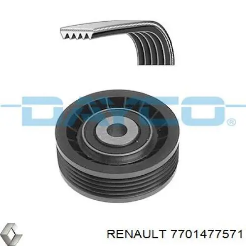 7701477571 Renault (RVI) Ремінь приводний, агрегатів, комплект
