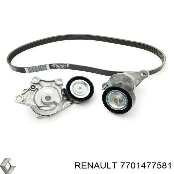 Ремінь приводний, агрегатів, комплект 7701477581 Renault (RVI)