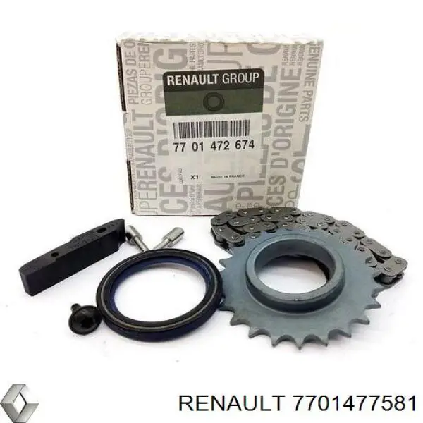 Ремінь приводний, агрегатів, комплект Renault (RVI) 7701477581 ціна, від 78.93 USD