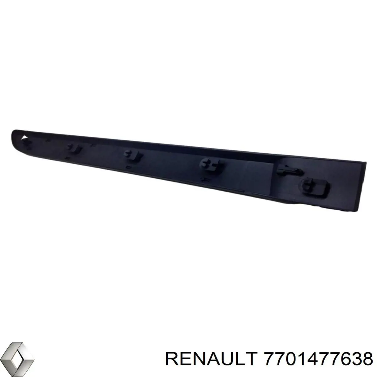Молдинг задніх лівих дверей Renault (RVI) 7701477638 ціна, від 14.86 USD