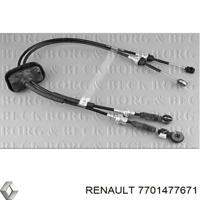 Трос перемикання передач 7701477671 Renault (RVI)