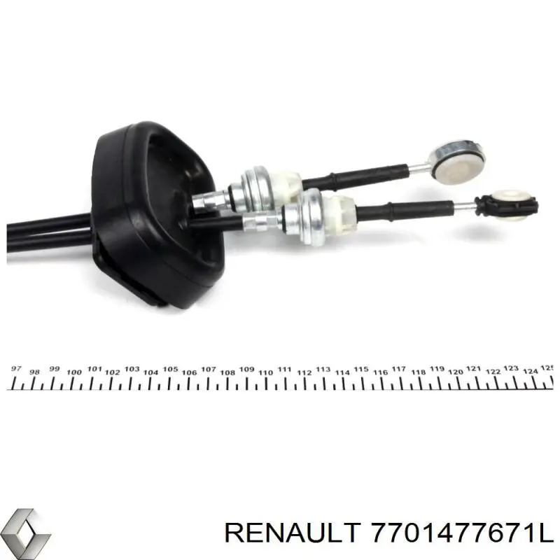 Трос перемикання передач, здвоєний Renault (RVI) 7701477671L ціна, від 79.78 USD