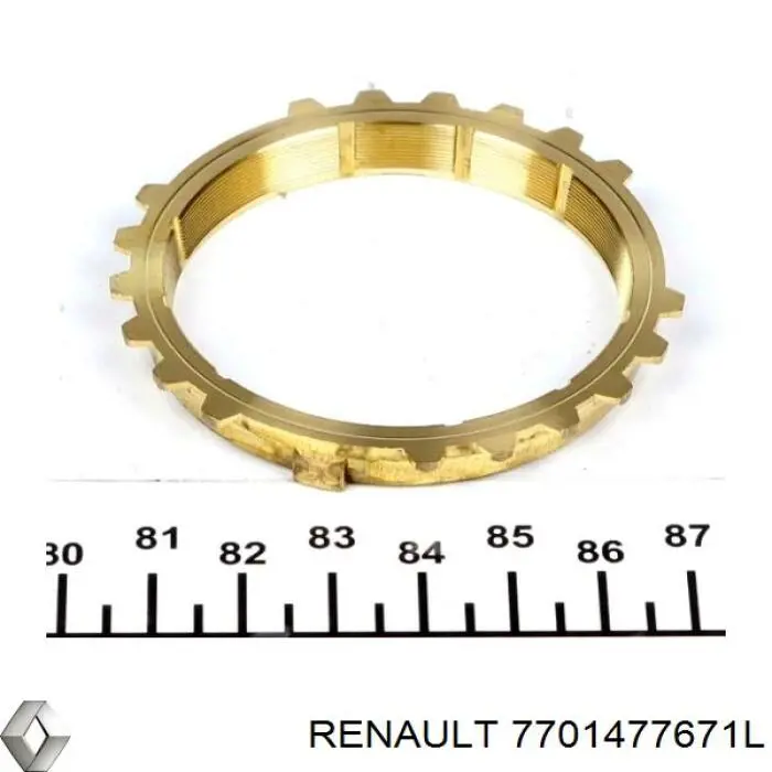 Трос перемикання передач 7701477671L Renault (RVI)