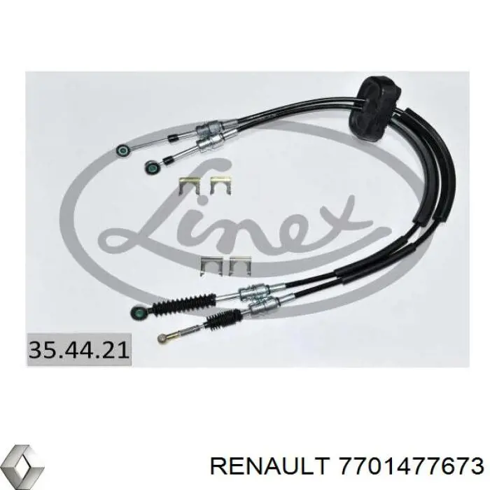 Купити 7701477673 Renault (RVI) Трос перемикання передач