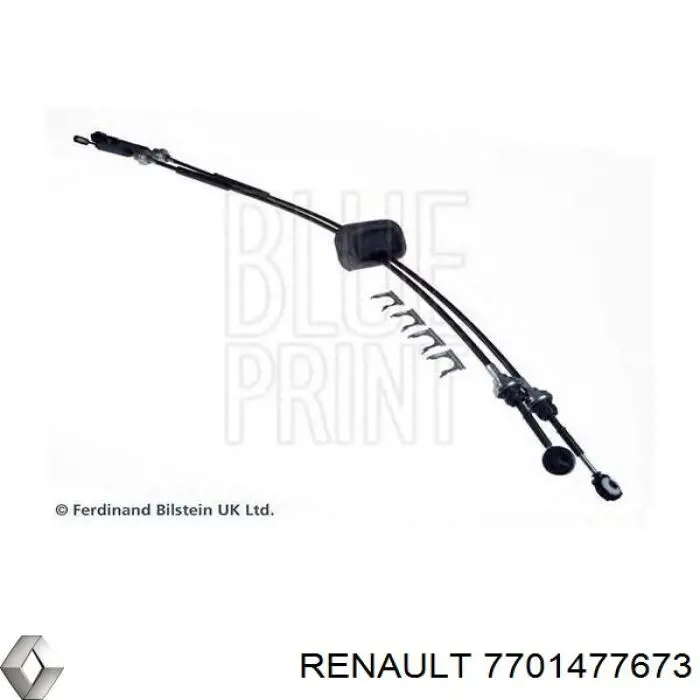 Трос перемикання передач, здвоєний Renault (RVI) 7701477673 ціна, від 80.86 USD