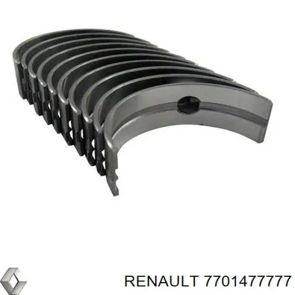 Купити 7701477777 Renault (RVI) Вкладиші колінвала, корінні, комплект, стандарт (STD)