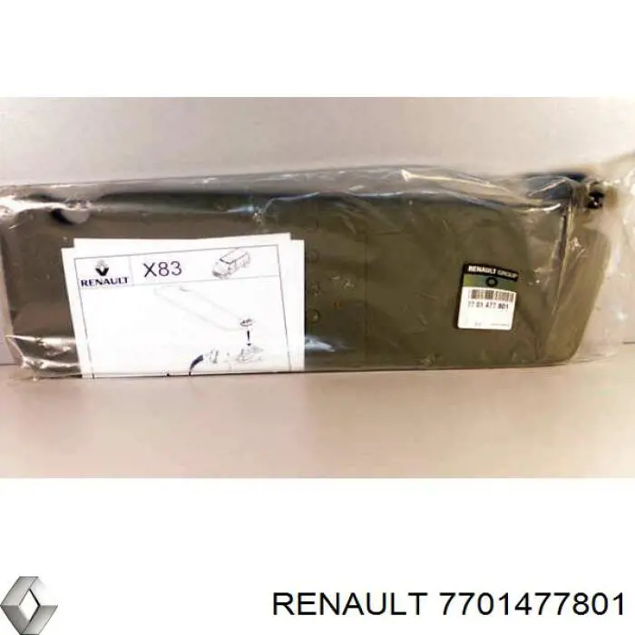  Сонцезахисний козирок Renault Trafic 2