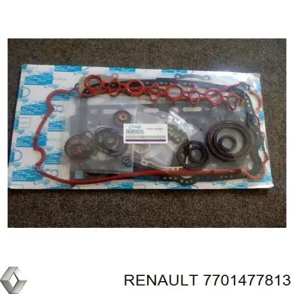 7701477813 Renault (RVI) комплект прокладок двигуна, верхній