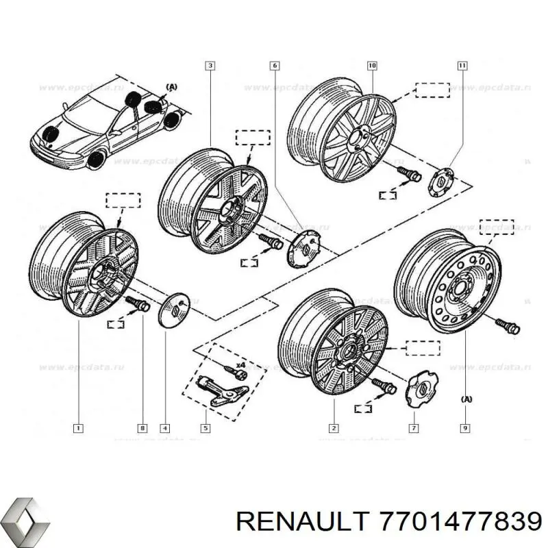 Купити 310988752R Renault (RVI) Сапун КПП
