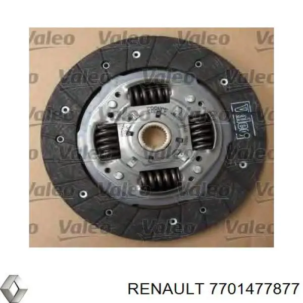 Купити 7701477877 Renault (RVI) Комплект зчеплення (диск, корзина, підшипник)