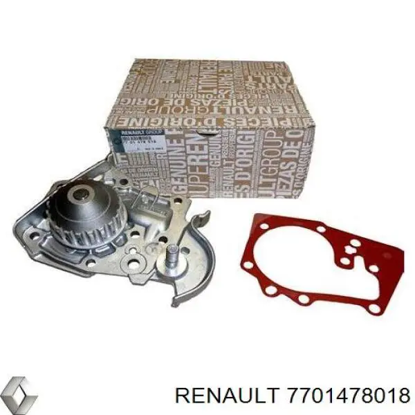 7701478018 Renault (RVI) помпа водяна, (насос охолодження)
