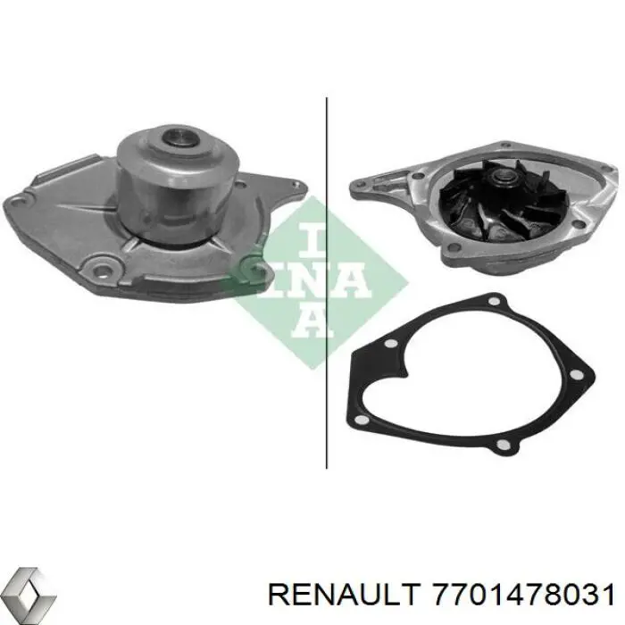 7701478031 Renault (RVI) Насос охолодження