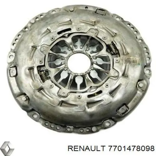 Комплект зчеплення (3 частини) 7701478098 Renault (RVI)