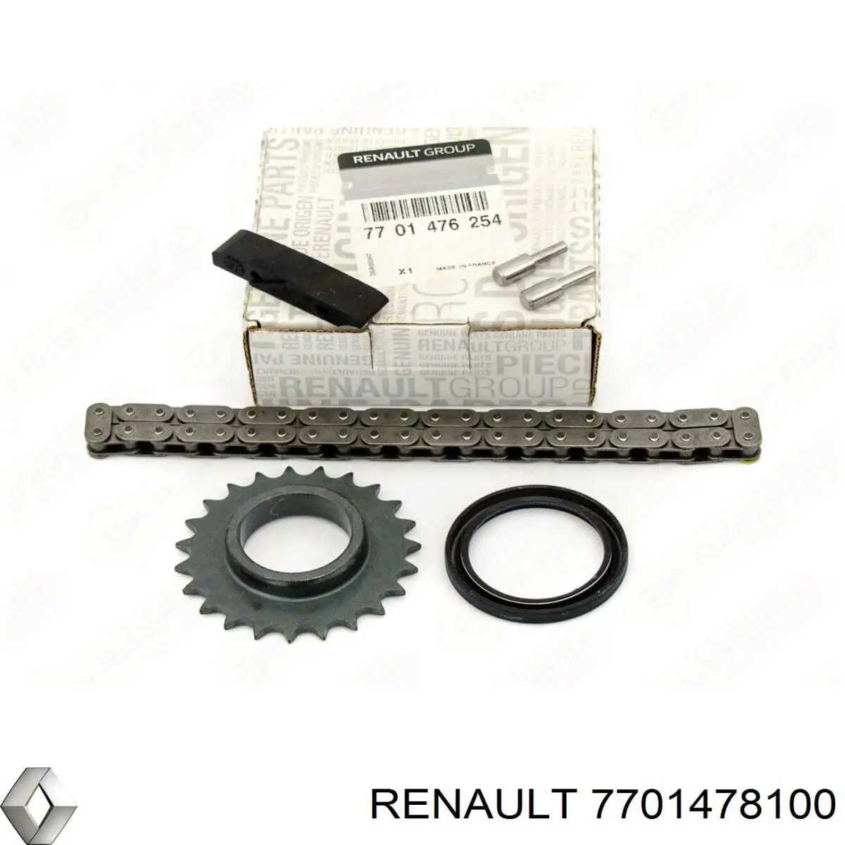 7701478100 Renault (RVI) Ланцюг масляного насоса, комплект