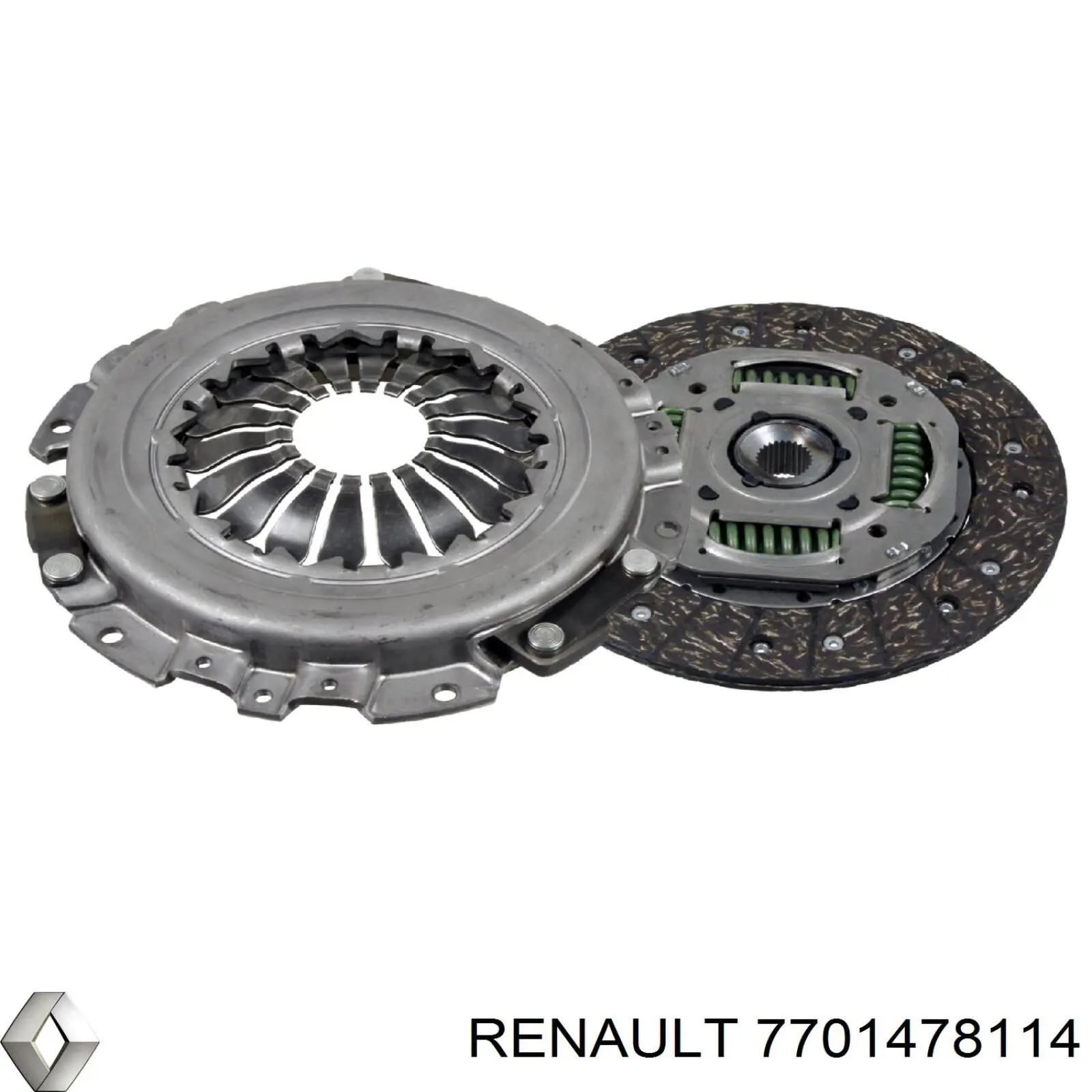 7701478114 Renault (RVI) комплект зчеплення (3 частини)